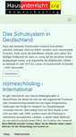 Mobile Screenshot of hausunterricht.org